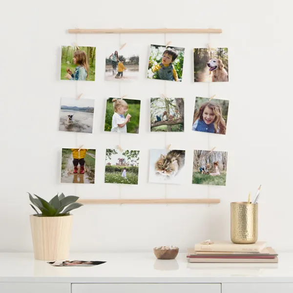 Craft a Modern Photo Hanger with KODAK MOMENTS.