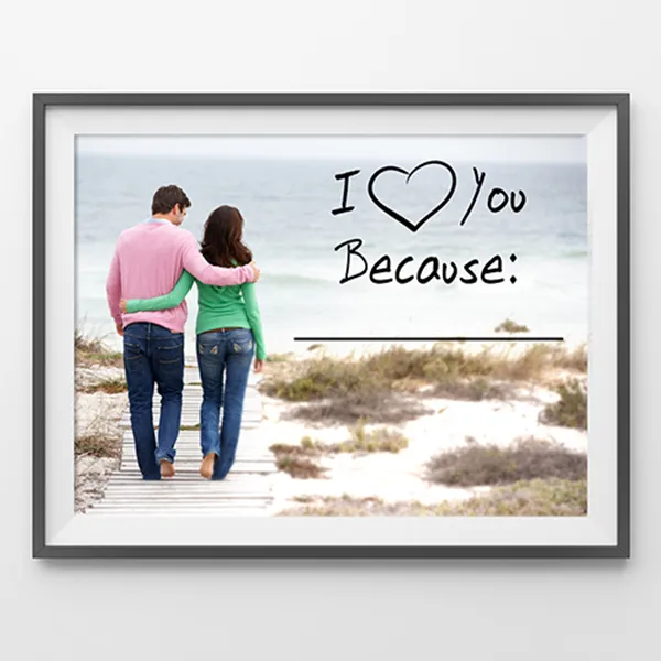 Love that lasts photo frame