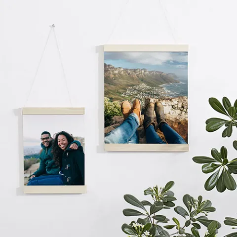 Create a DIY Modern Poster Hanger with KODAK MOMENTS and get a personalised gift in minutes